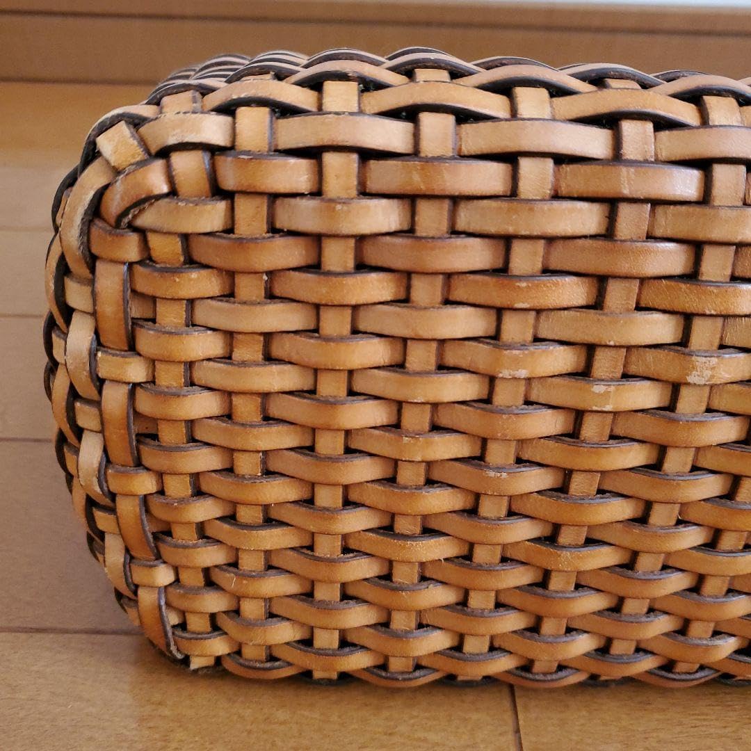 Lサザビー メッシュ スクエアトートバッグ 編みみ イントレ